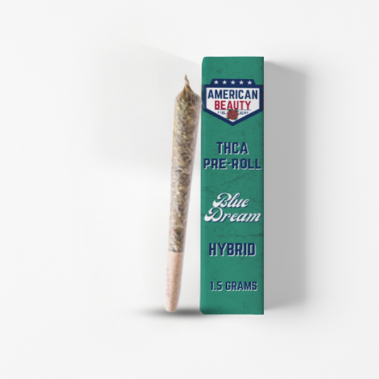 American Beauty THCA Flower Pre-roll 1.5 oz. Blue Dream Hybrid